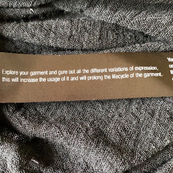 Barbara I Gongini💯Wool BlackCardigan NewWithTags - Picture 11 of 12